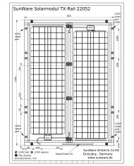 Solarmodul TX-Rail 22052, 120 Wp