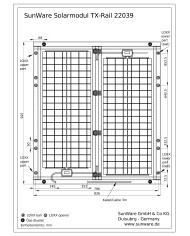 Solarmodul TX-Rail 22039, 90 Wp