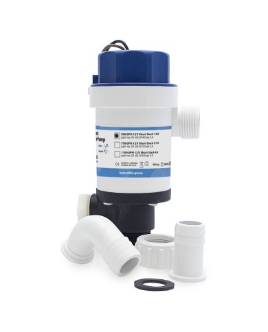 Twinport-Belüfterpumpe 750 GPH Short Stack 12V