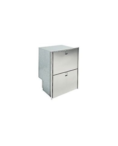 Isotherm Tiroir Inox 160L/V Uniquement réfrigérateur Magnum 12/24V avec tube d'accouplement 2 mètres QND