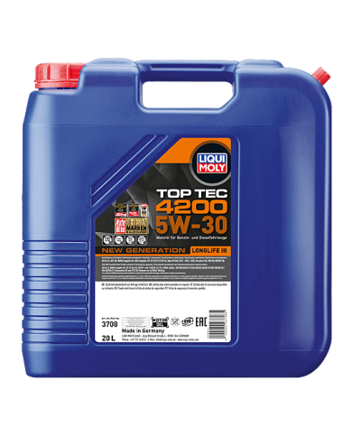 Huile Top Tec 4200 5W-30 New Generation, 20Lt