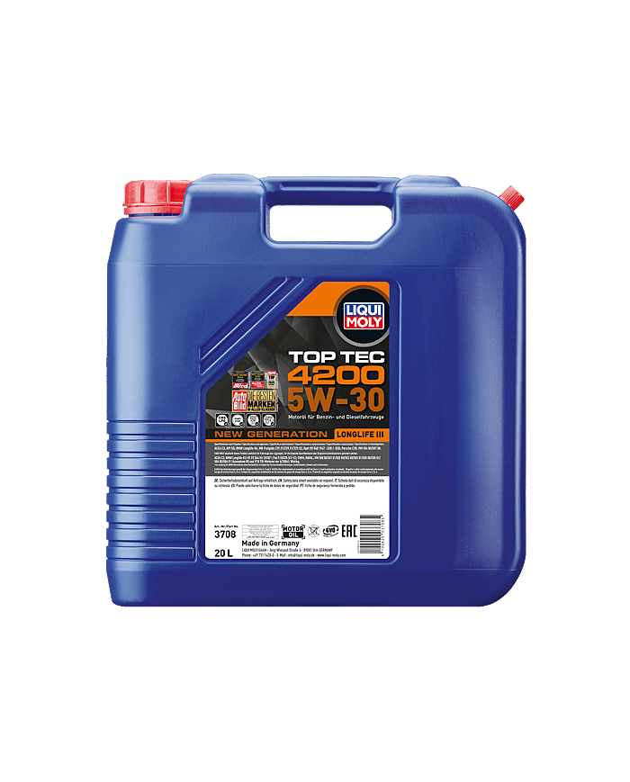 Huile Top Tec 4200 5W-30 New Generation, 20Lt