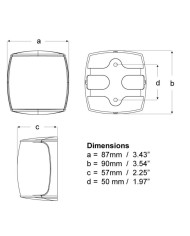 Feux de Navigation, NaviLED PRO Bâbord 112.5°  / blanc / vertical