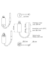 Digitales Thermometer YDTC-13