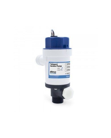 Twinport-Belüfterpumpe 500 GPH Short Stack 12V