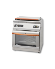 Combiné cuisinière-four diesel avec couvercle chauffant