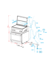 Combiné cuisinière-four diesel avec couvercle chauffant