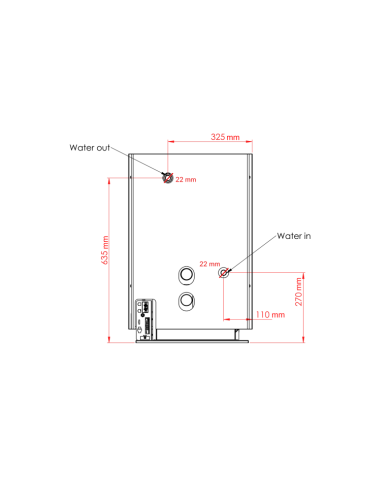 Chauffage eau 40EA pour chalet