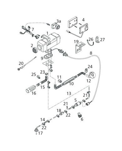 Chauffage à Air Top Evo 40 Diesel 12V Marine avec Multicontrol