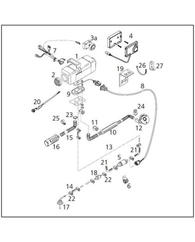 Chauffage à air Air Top Evo 55 Diesel 12V Marine avec multicontrol