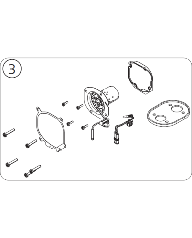 Service Kit AT2000ST/STC Brenner Diesel 24 V ohne Brennrohr