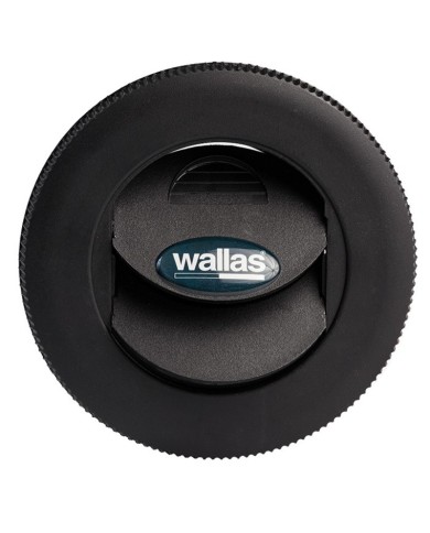 WALLAS AUSLASSBLENDE D = 75MM SCHWARZ
