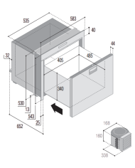 Réfrigérateur tiroir DW100 OCX2 RFX