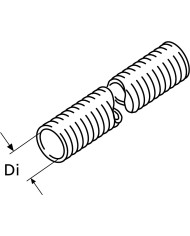 Tube flexible d’échappement INOX D30 3 m